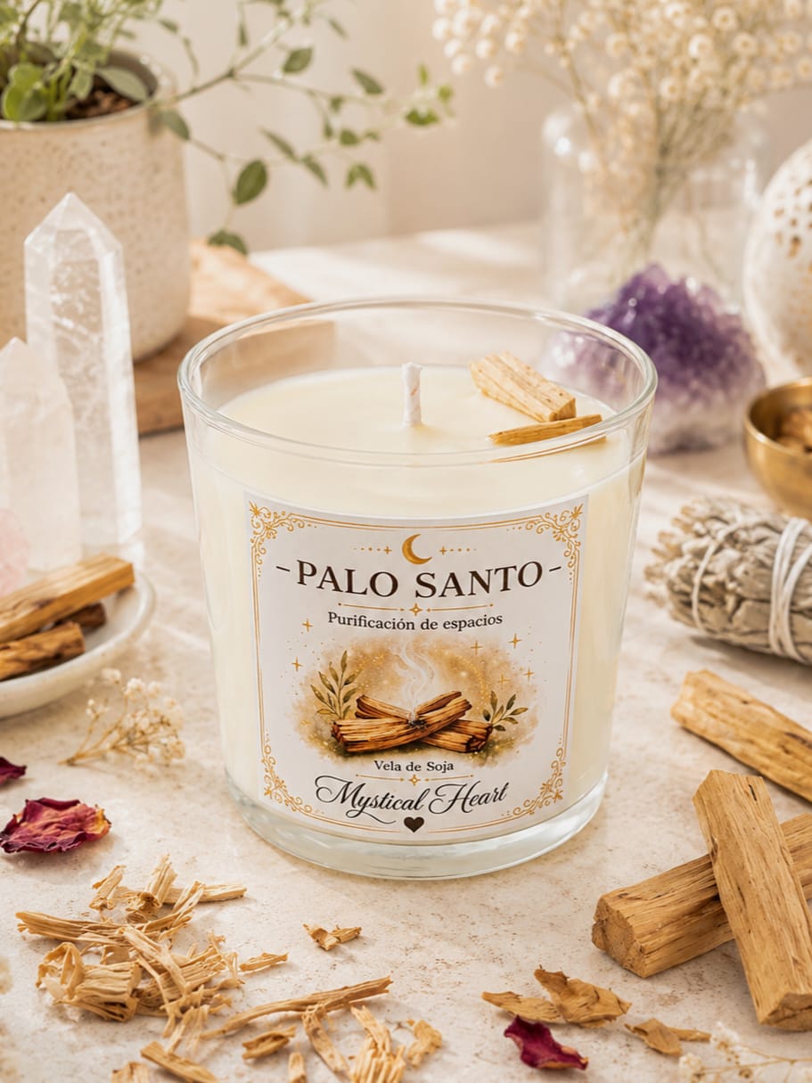 Vela Ritual Palo Santo – Purificación de Espacios